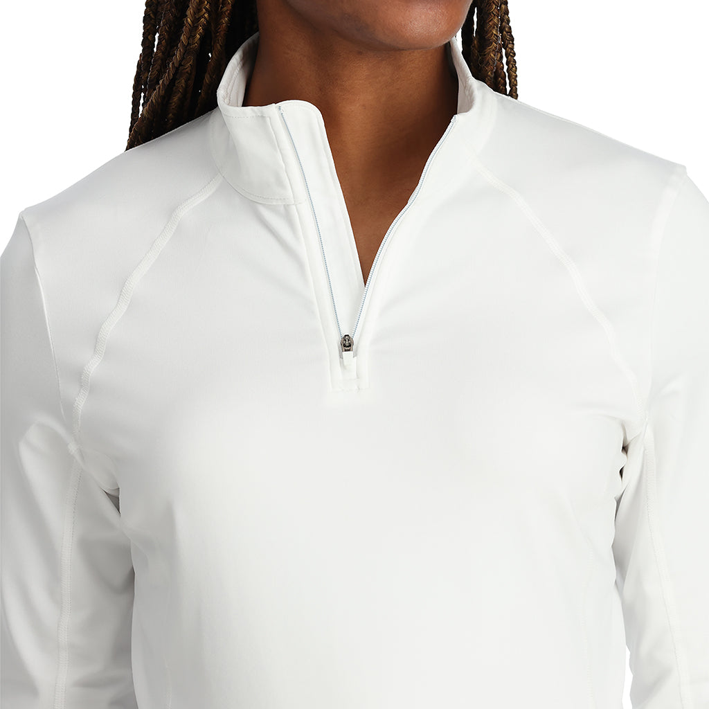 1/2 zip shimmer midlayer w