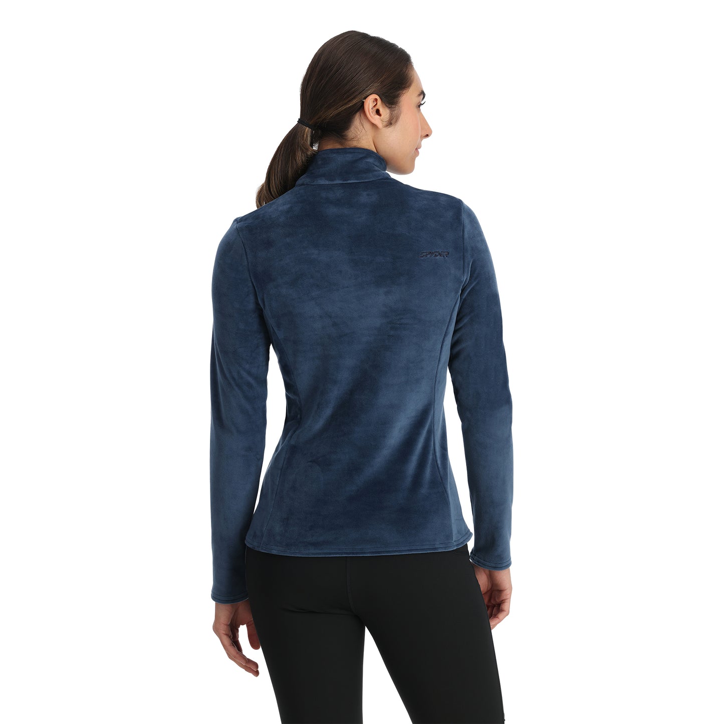 1/2 zip shimmer midlayer w