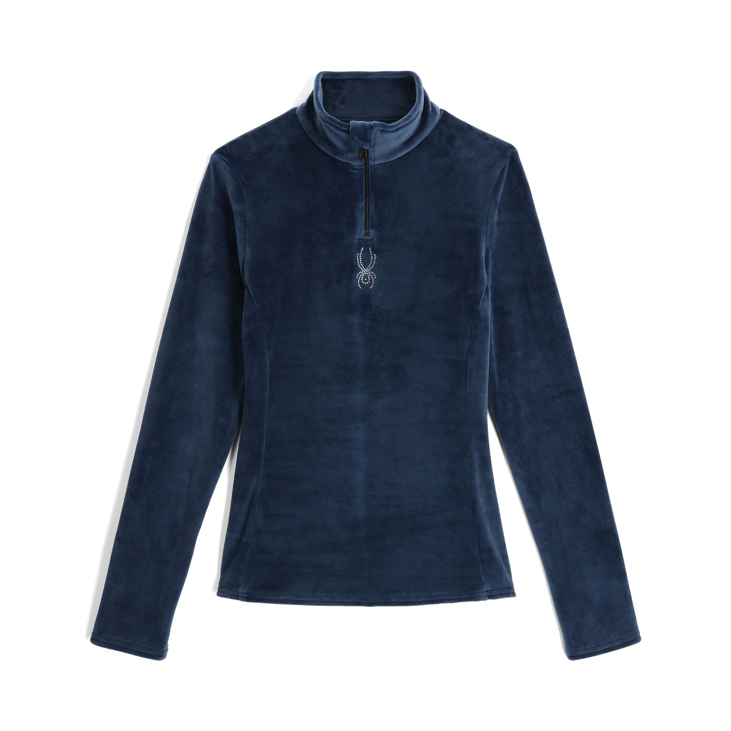1/2 zip shimmer midlayer w