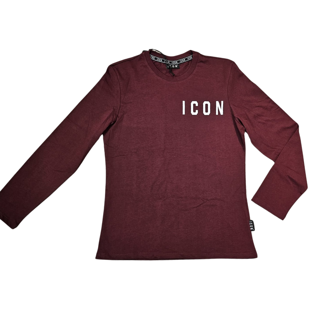 Heart round sweater m