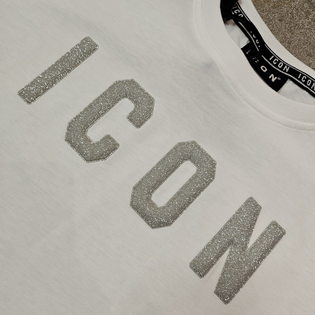 Glitter logo t-shirt w