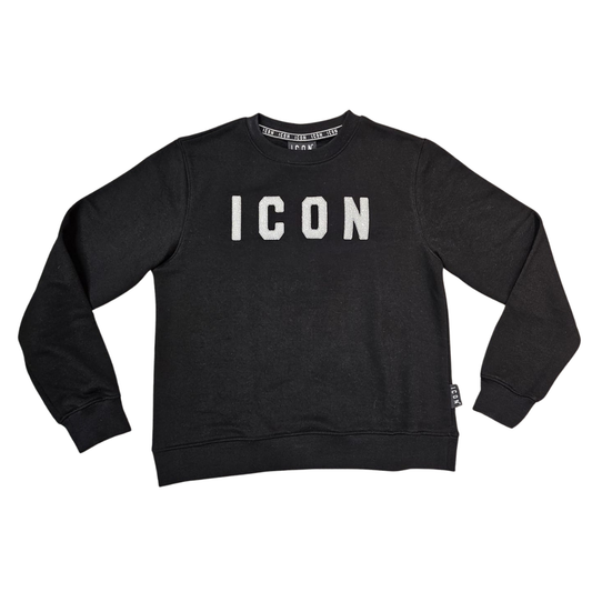 Glitter round sweater w