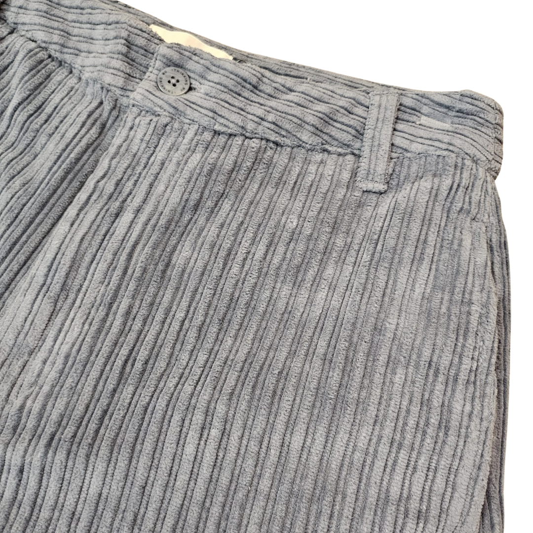 Fuzz corduroy pants w
