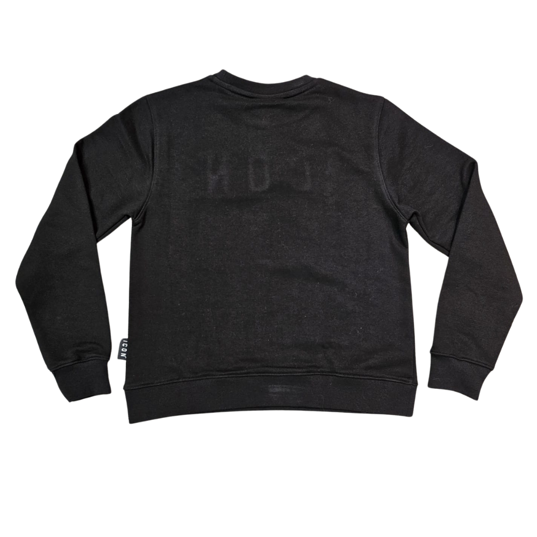 Glitter round sweater w
