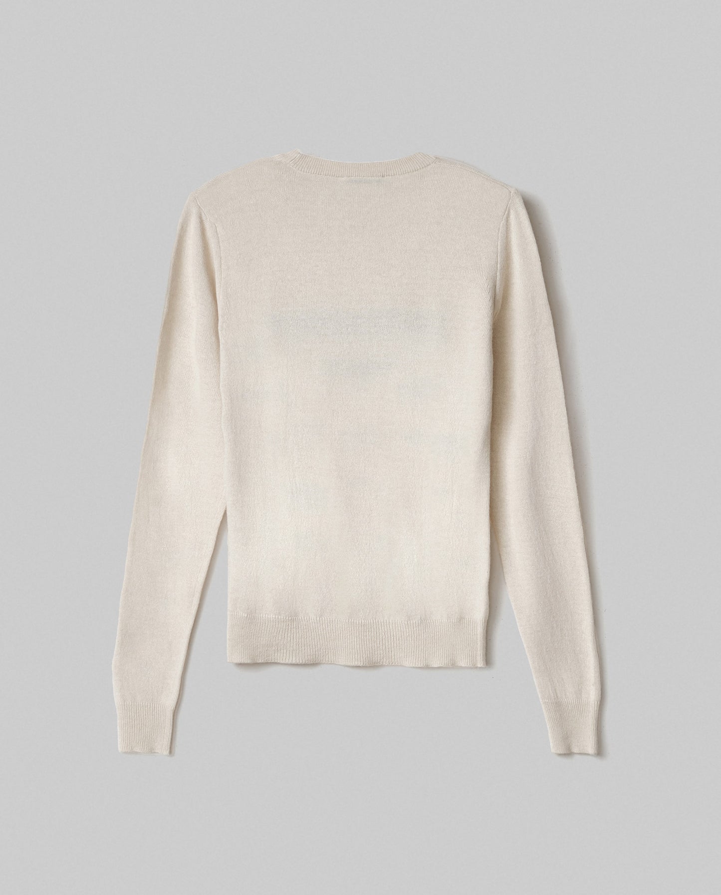 Sweater roundnk mix cashmere w