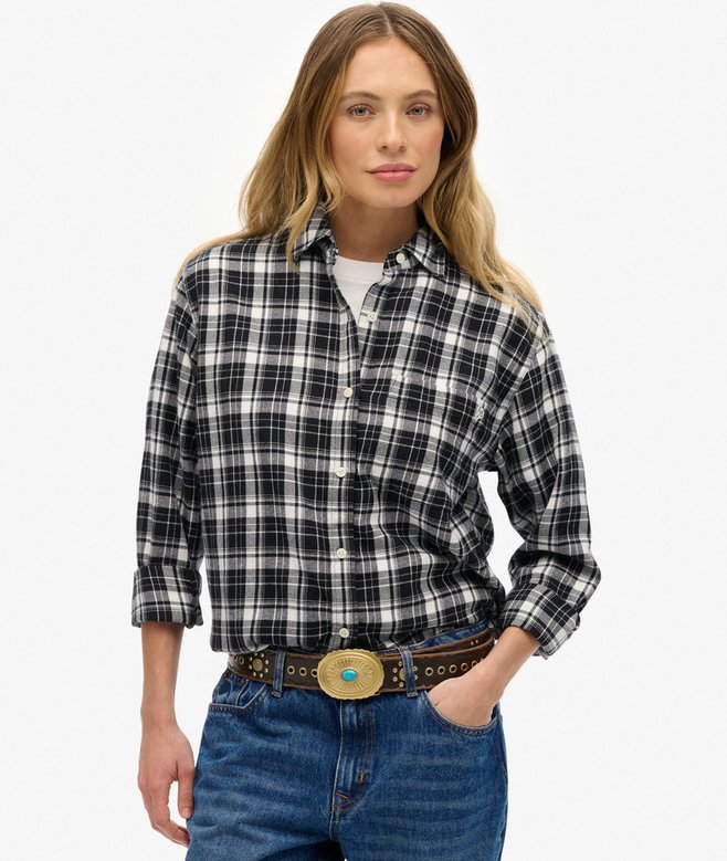Flannel shirt w