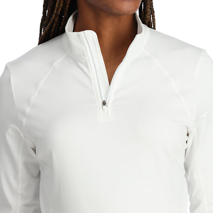 1/2 zip shimmer midlayer w