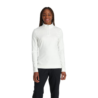 1/2 zip shimmer midlayer w