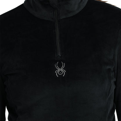 1/2 zip shimmer midlayer w