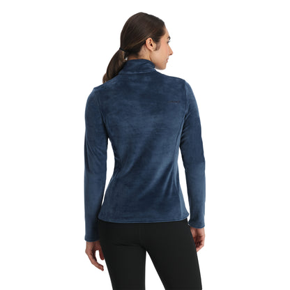 1/2 zip shimmer midlayer w
