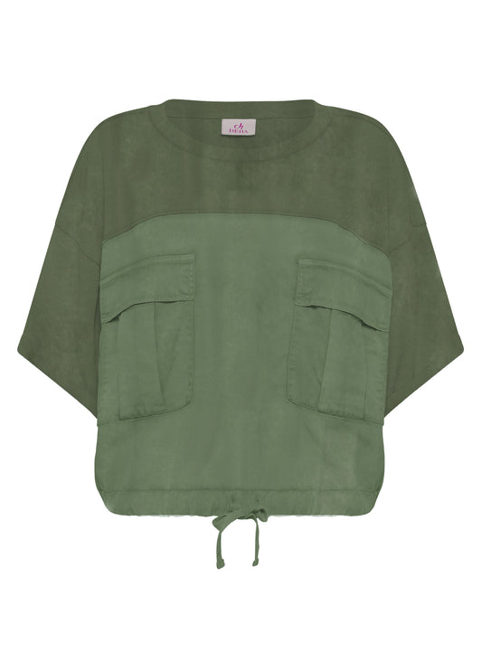 Cargo shortsleeve sweatshirt