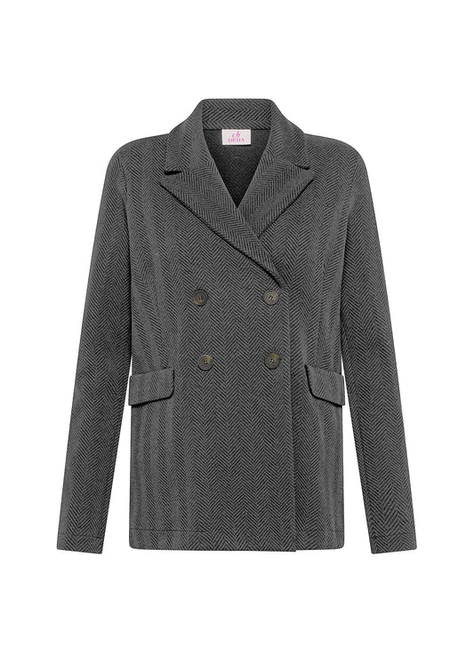 Herringbone blazer w