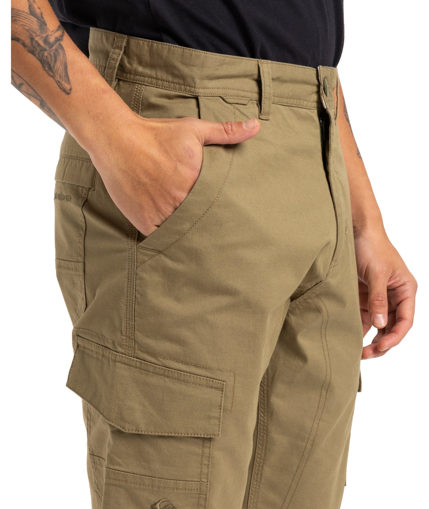 Cuffed cargo pants m