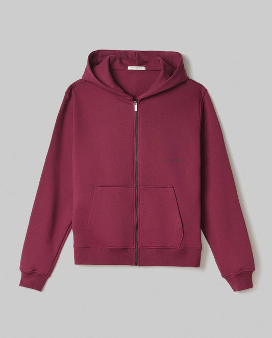 Basic hoodie full zip w