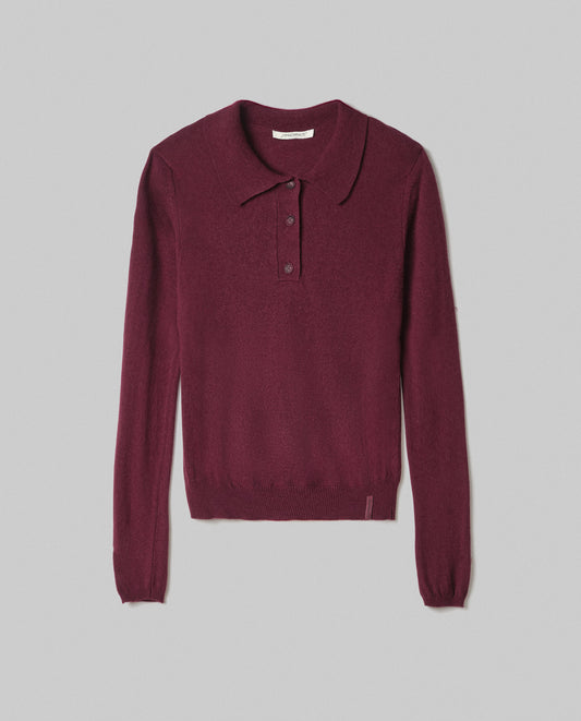 Polo shirt mix cashmere w