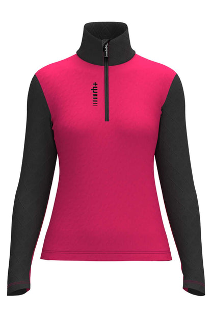 Twist half zip jersey w