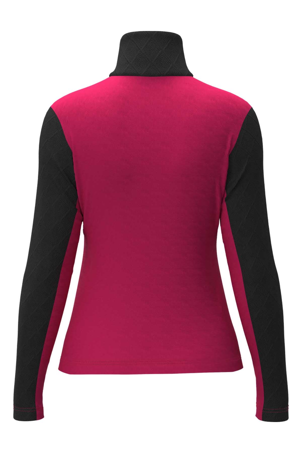 Twist half zip jersey w