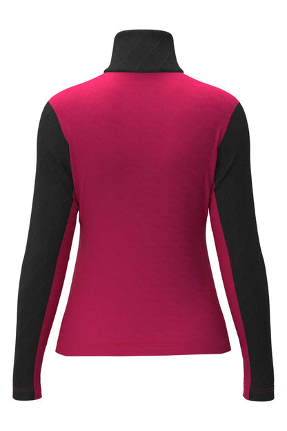 Twist half zip jersey w