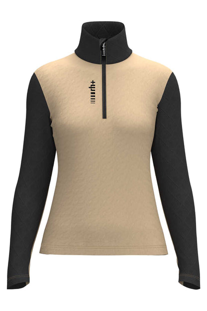 Twist half zip jersey w