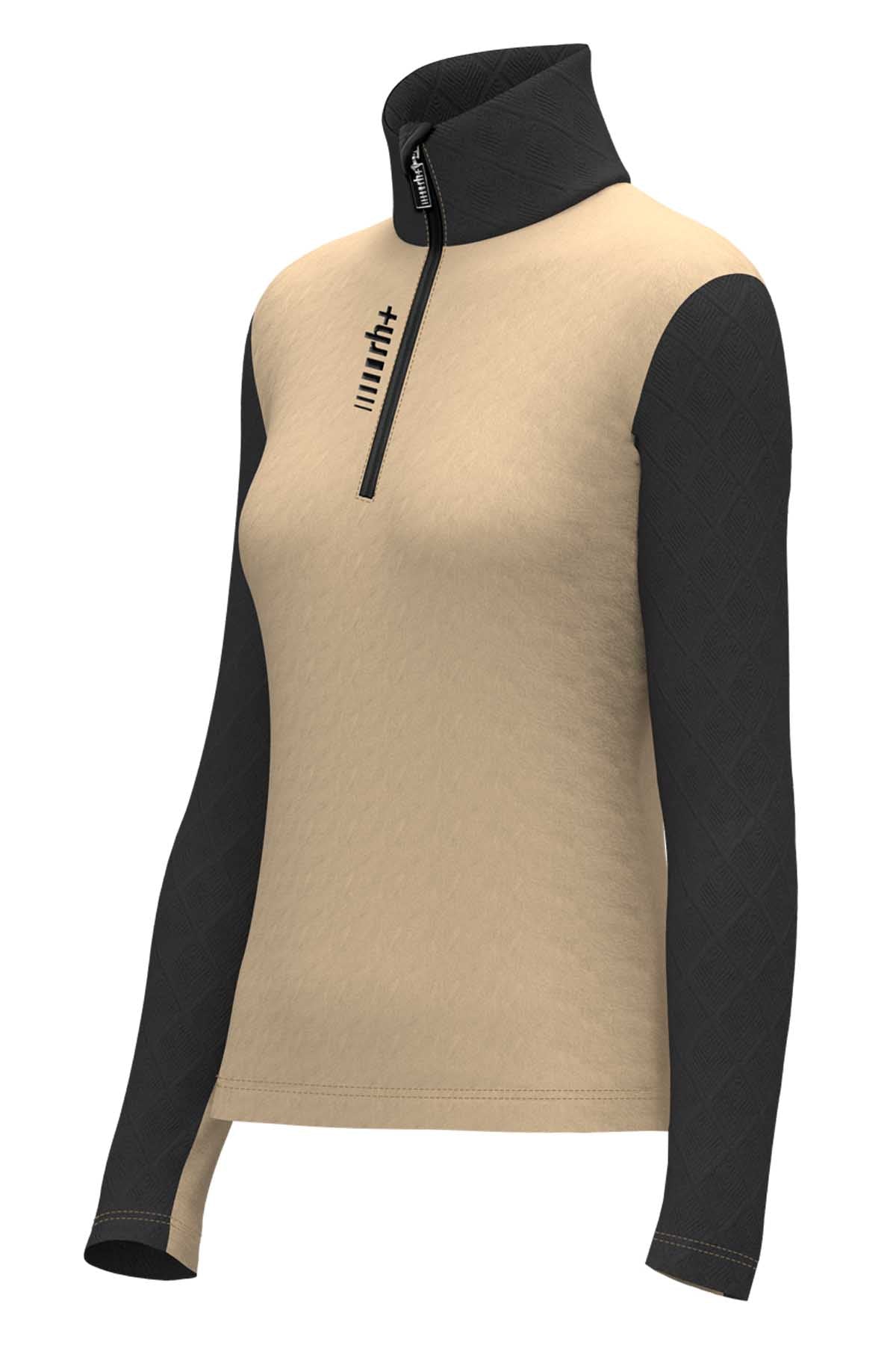 Twist half zip jersey w