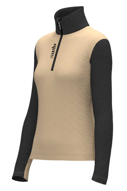 Twist half zip jersey w