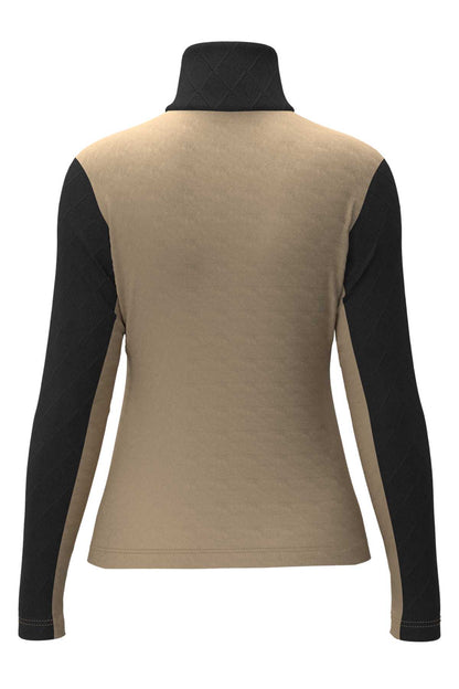 Twist half zip jersey w