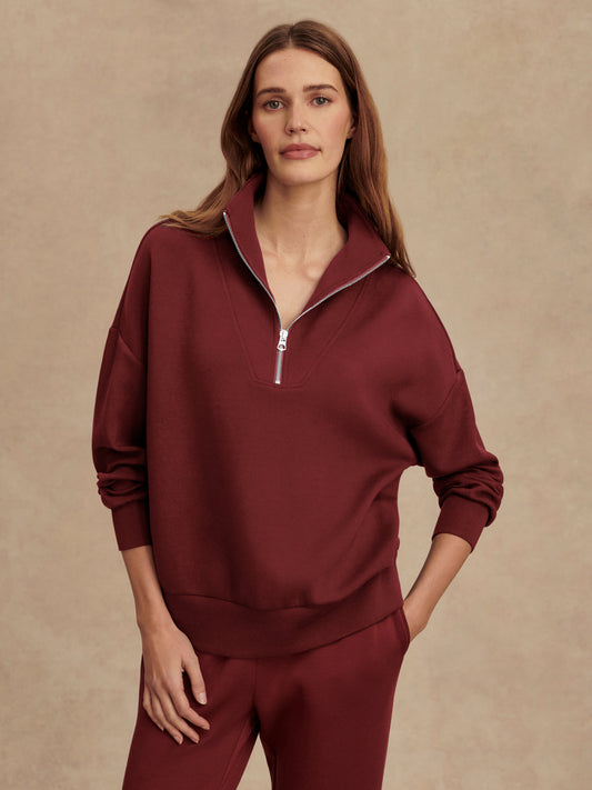Hawley 1/2 zip sweater w