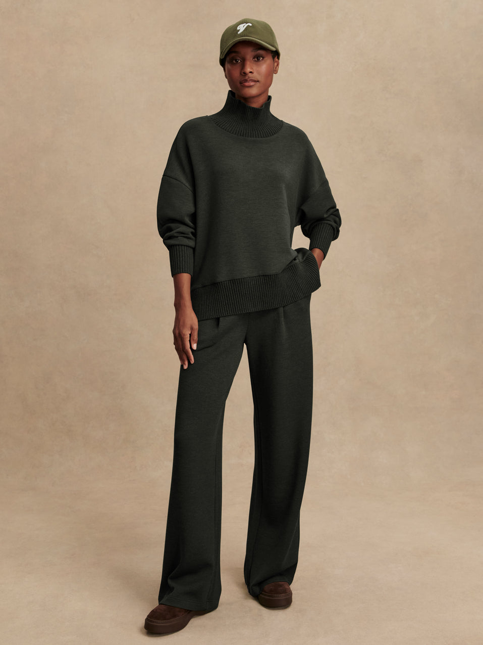 Barker high neck sweater w