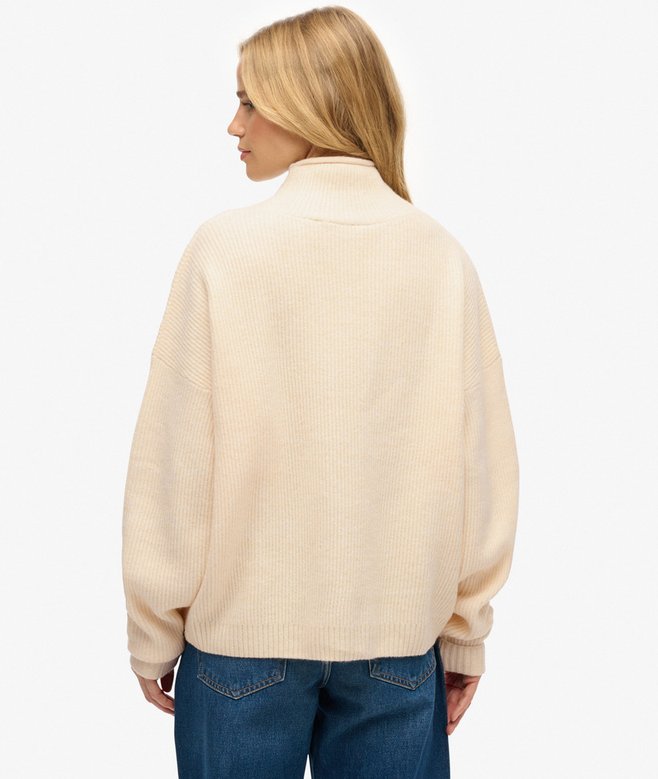 Mock neck jumper w