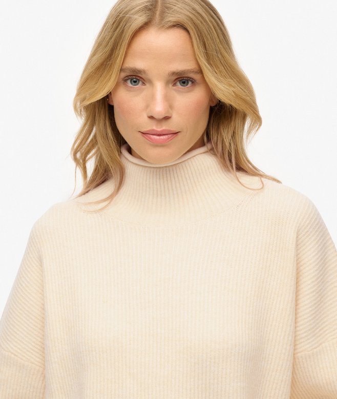 Mock neck jumper w