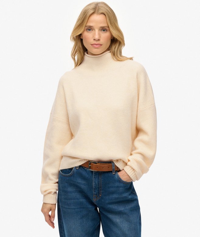 Mock neck jumper w
