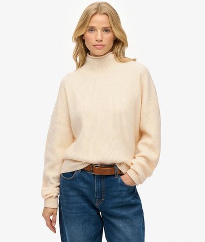 Mock neck jumper w