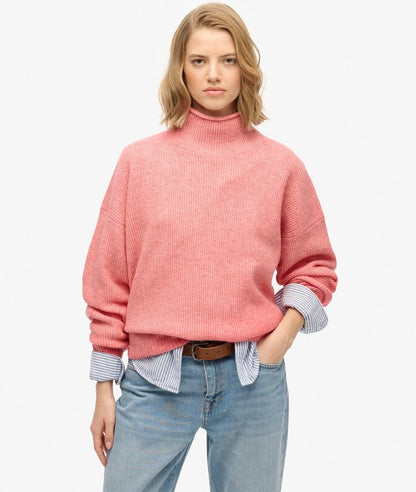 Mock neck jumper w